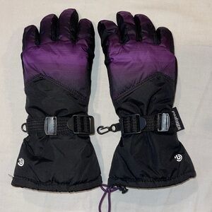 Champion Purple and Black Snow Gloves